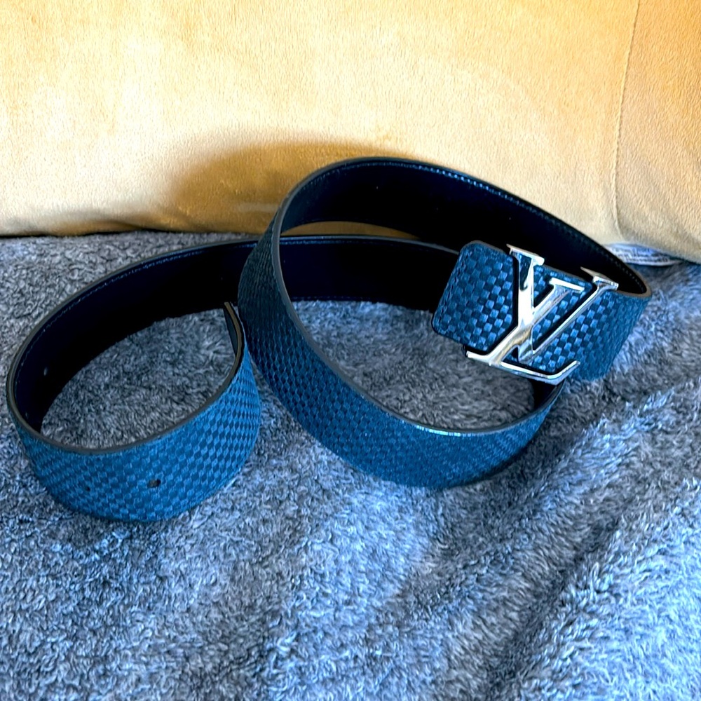 Authentic Louis Vuitton Initiales Leather Belt - image 2